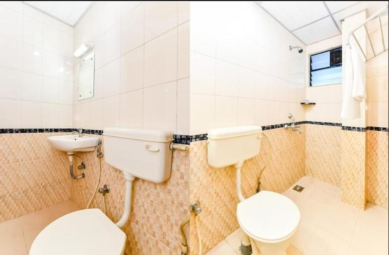 Koupelna v ubytování Hotel Tri-Star Residency