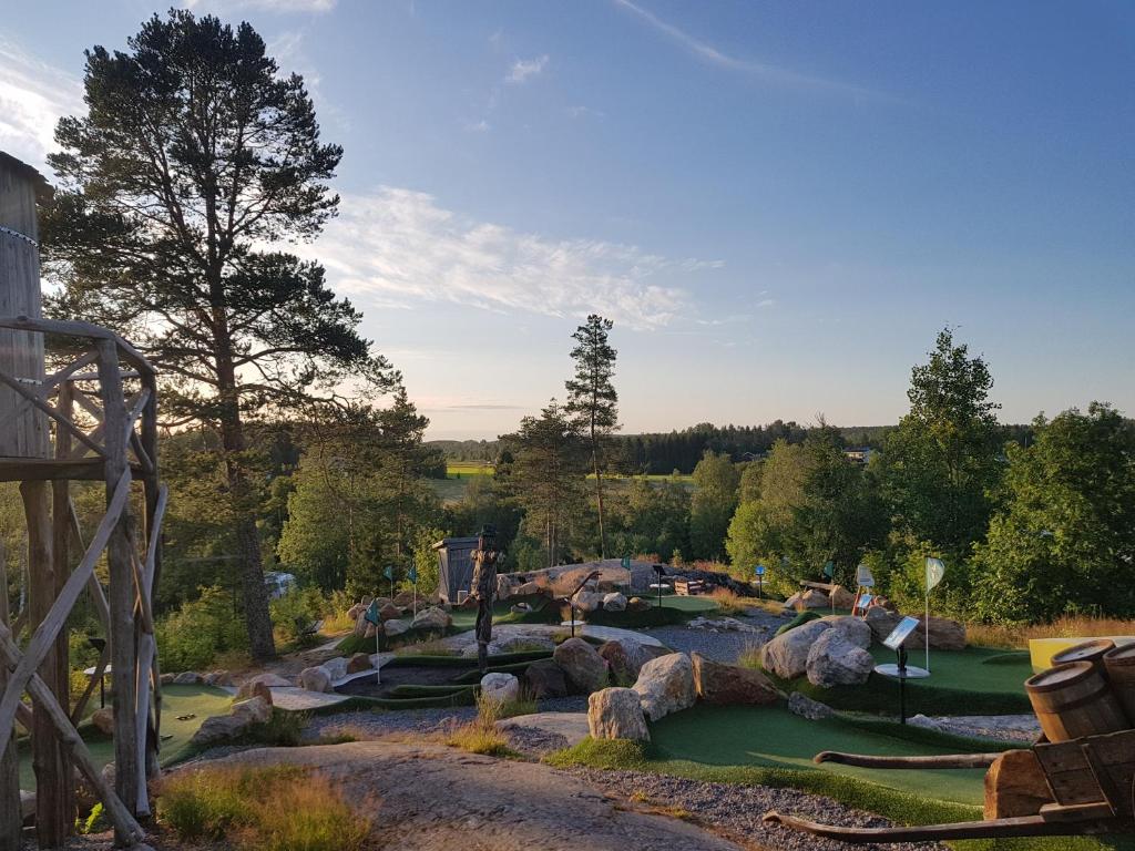 Zahrada ubytování Lufta Camping & Restaurang