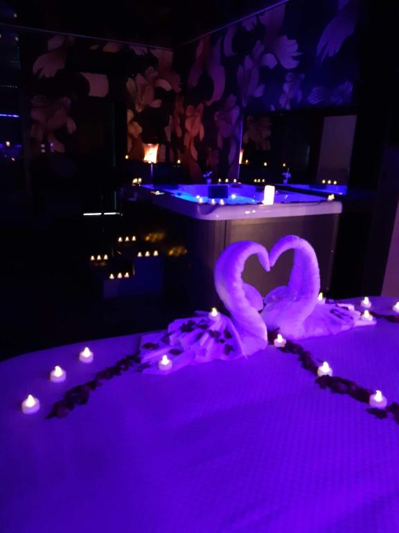 Postel nebo postele na pokoji v ubytování Suite Calypso