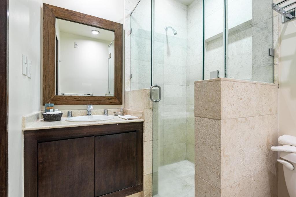 Koupelna v ubytování Suites Copérnico Polanco Anzures