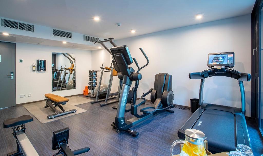 Fitness centrum a/nebo fitness zařízení v ubytování ibis Styles Pforzheim