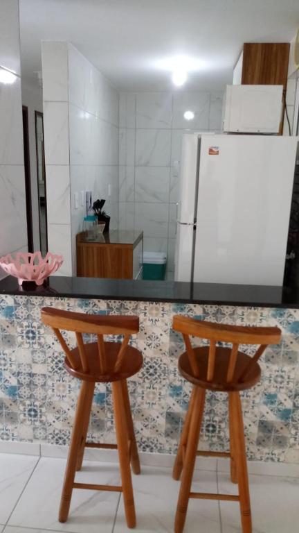 Apartamento térreo para 4 pessoas na praia do Poço-PB