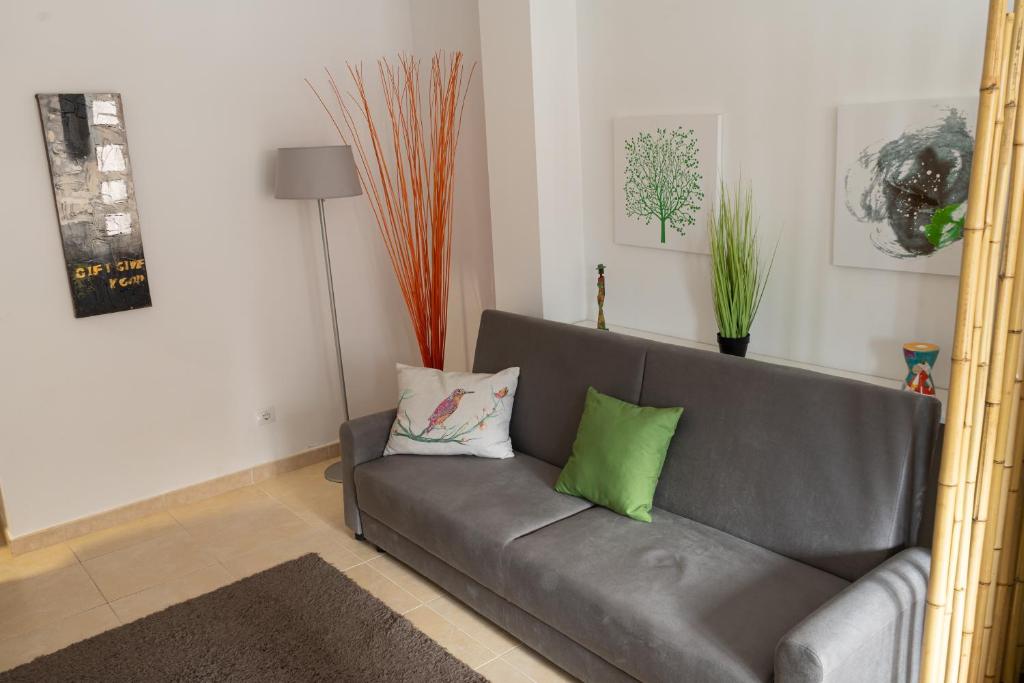 Posezení v ubytování La Xalda, apartamento con piscina a 10 km de Llanes VUT-687-AS