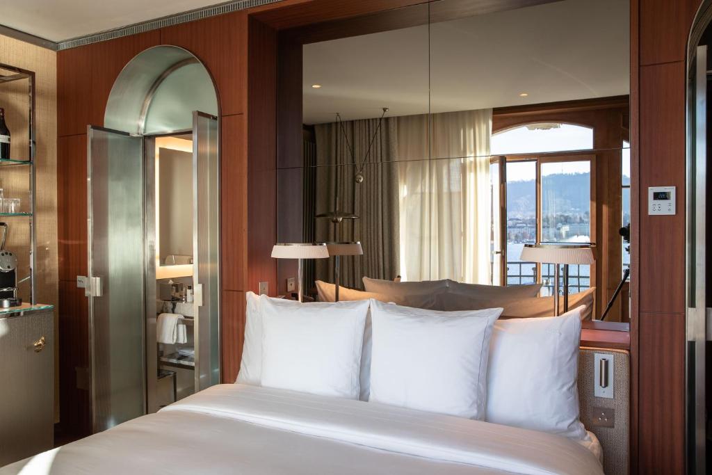Posezení v ubytování La Réserve Eden au Lac Zurich
