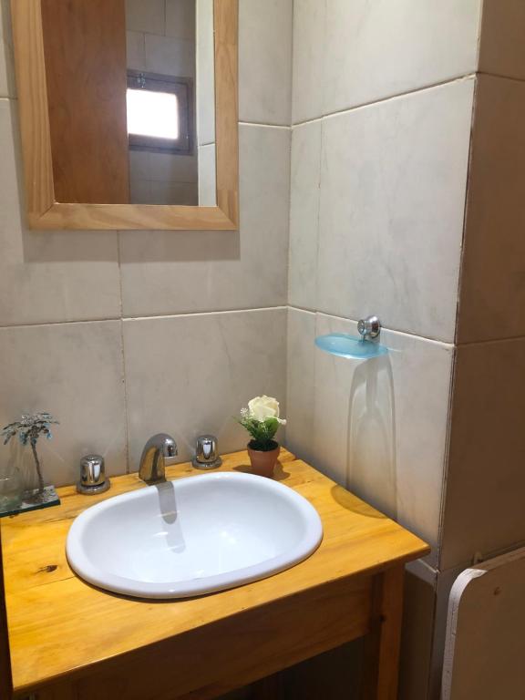 Koupelna v ubytování Terrazas de Uspallata