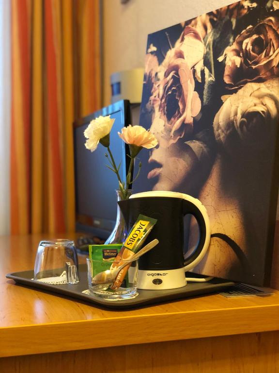 Nápoje v ubytování Hotel Austria Stuttgart-City