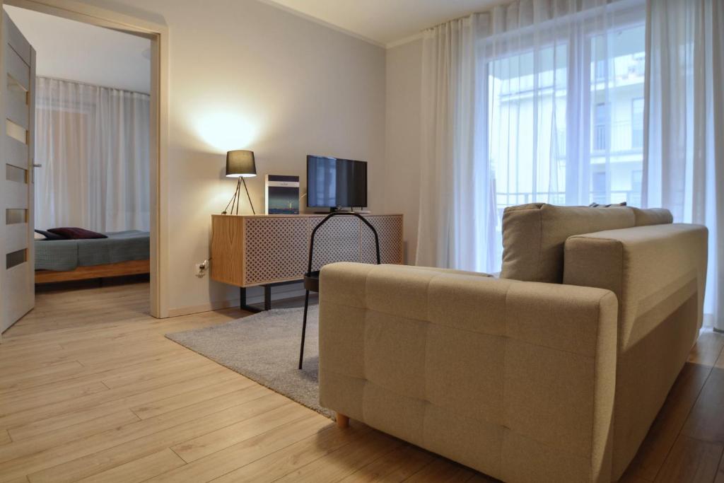 Apartamenty na Wyspie - Villa Pegaz - Parking - One-Bedroom Apartment With Free Parking