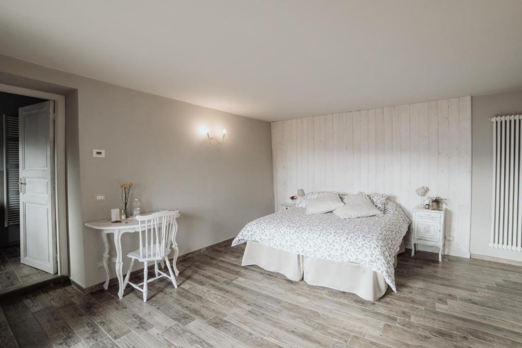 Łóżko lub łóżka w pokoju w obiekcie Guest House Al Devesio