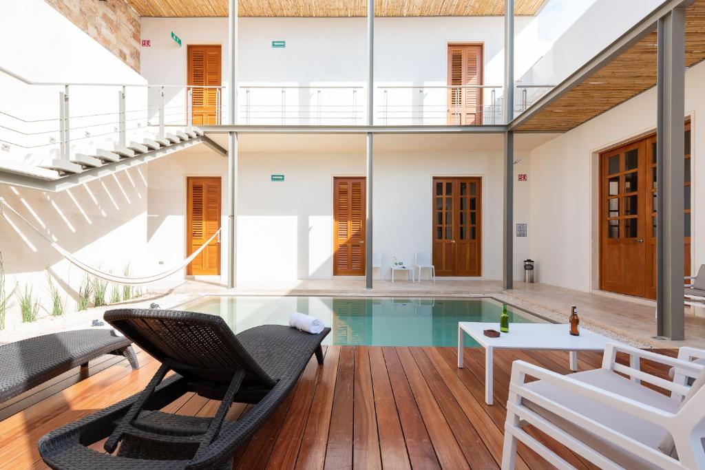Bazén v ubytování Villa Orquídea Boutique Hotel nebo v jeho okolí