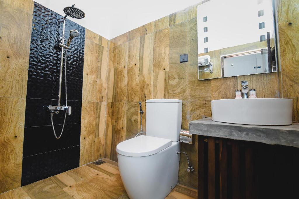 Koupelna v ubytování Hotel Grand Casa