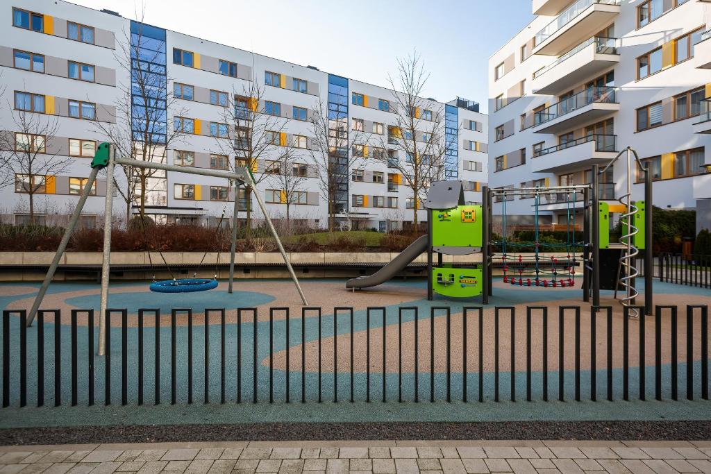 Detský kútik v ubytovaní Apartment Warsaw Żoliborz by Noclegi Renters