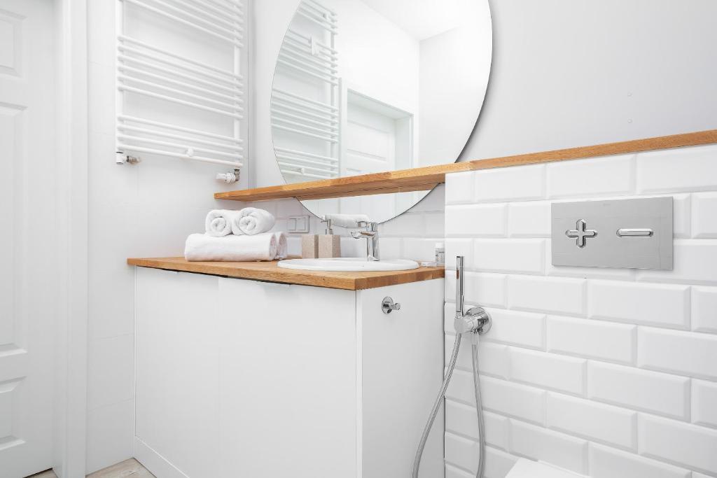 Kúpeľňa v ubytovaní Apartment Warsaw Żoliborz by Noclegi Renters