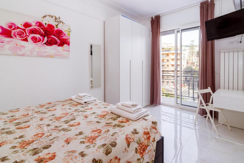 A bed or beds in a room at A Casa Vostra