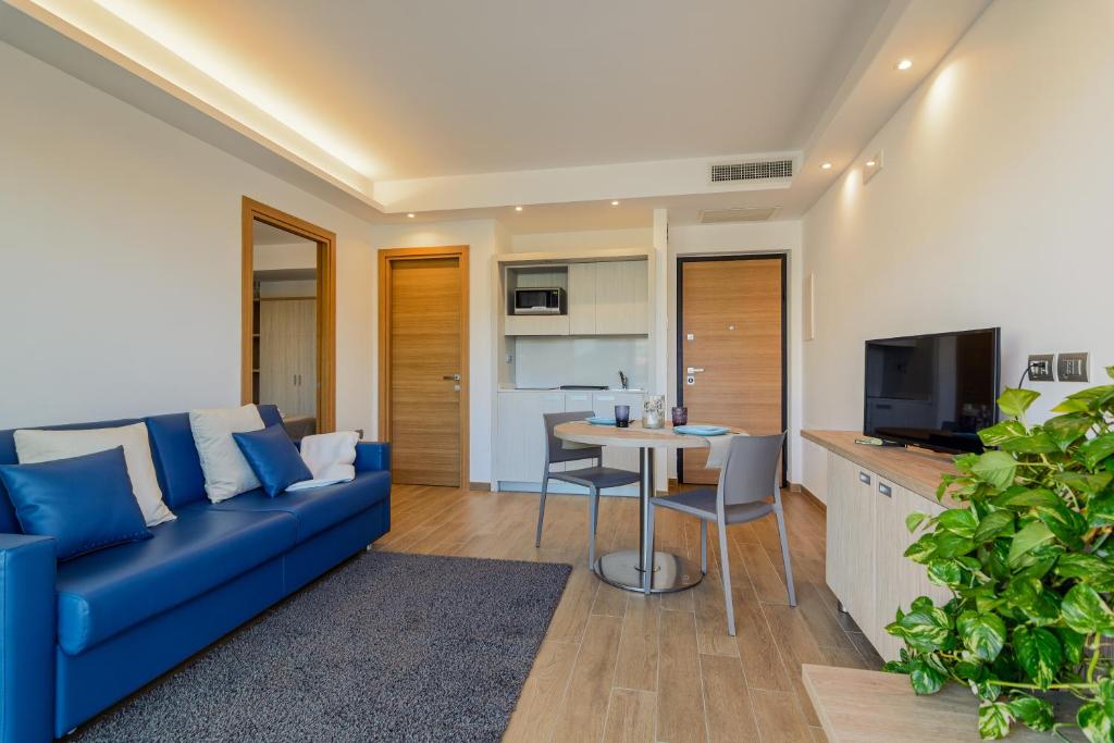 TV a/nebo společenská místnost v ubytování Hotel Serenella