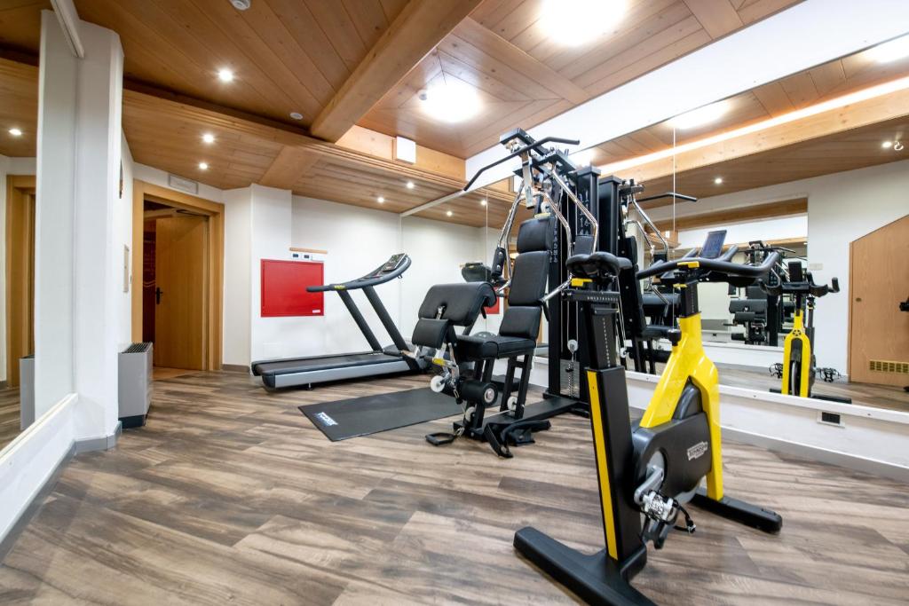 Fitness centrum a/nebo fitness zařízení v ubytování Renè Dolomites Boutique Hotel