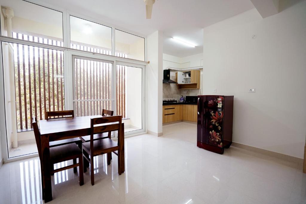 Kuchyň nebo kuchyňský kout v ubytování Castle JP Service Apartments