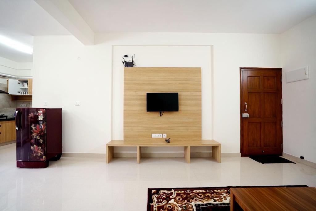 TV a/nebo společenská místnost v ubytování Castle JP Service Apartments