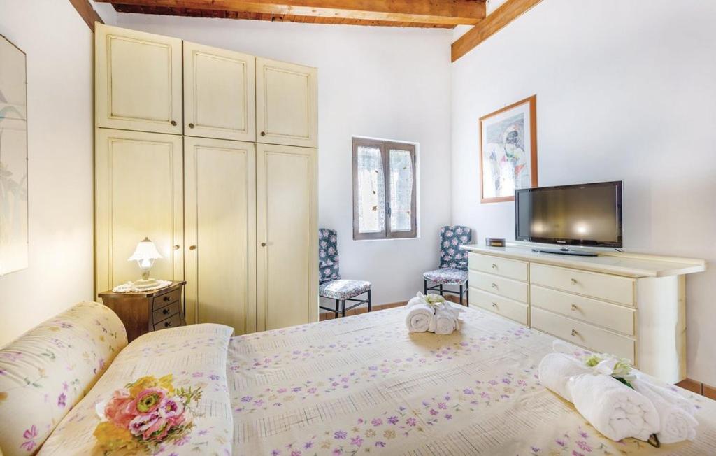 Łóżko lub łóżka w pokoju w obiekcie Casa Vacanza Villa Aurora