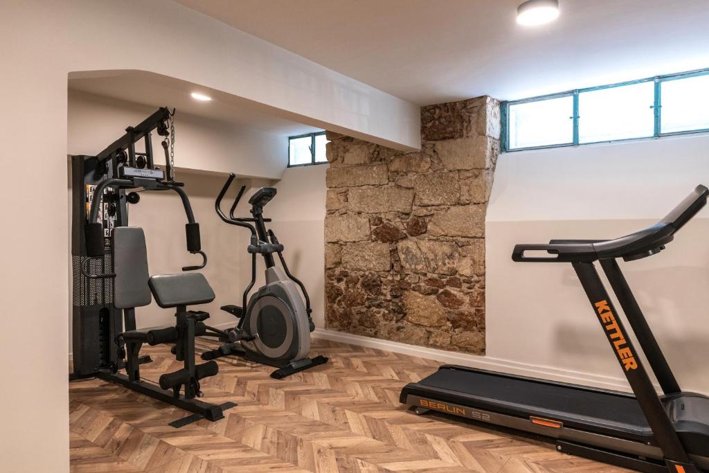 Fitness centrum a/nebo fitness zařízení v ubytování Athens One Smart Hotel