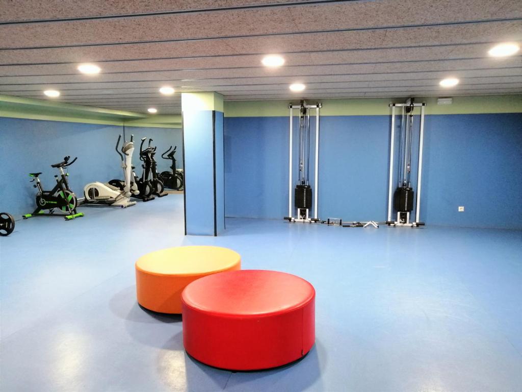 Fitness centrum a/nebo fitness zařízení v ubytování Residencia Universitaria Resa As Burgas