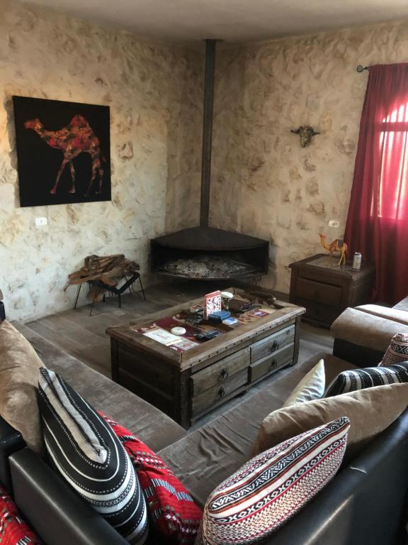 Posezení v ubytování Infinity Lodge
