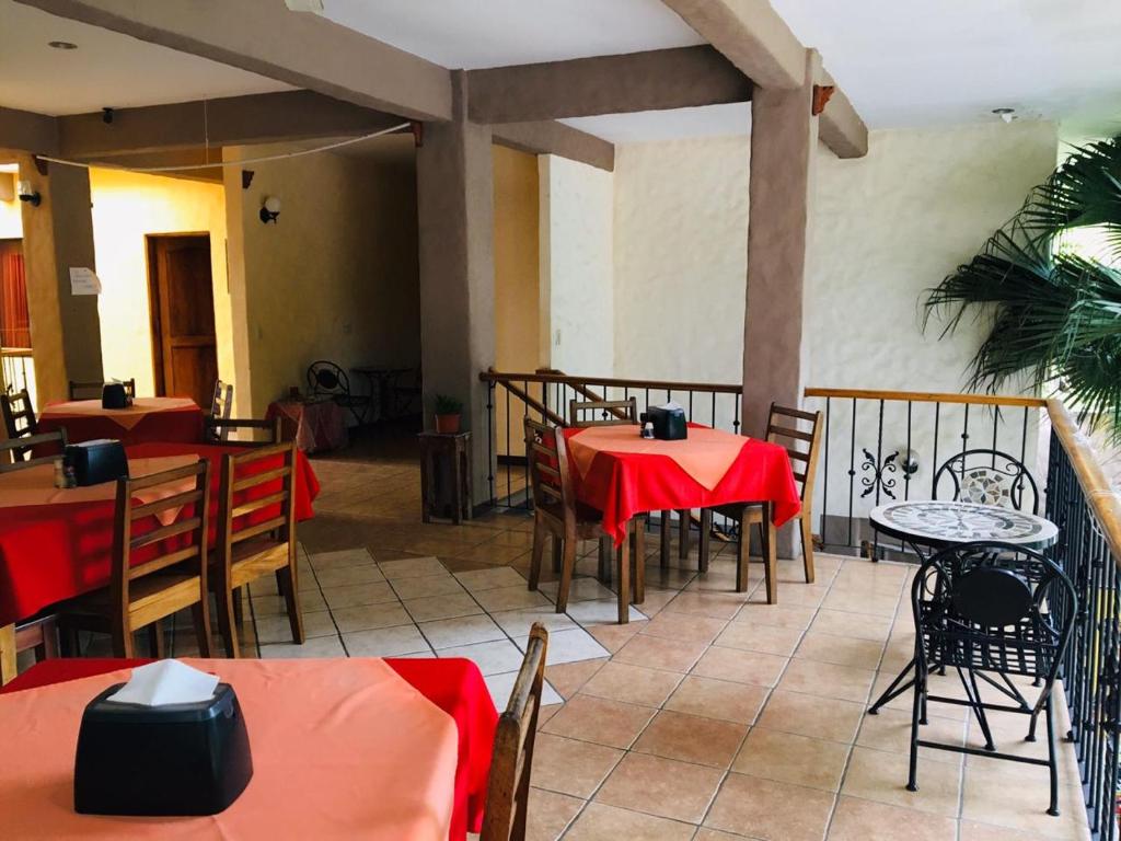 Posezení v ubytování Hotel Casa Esmeralda