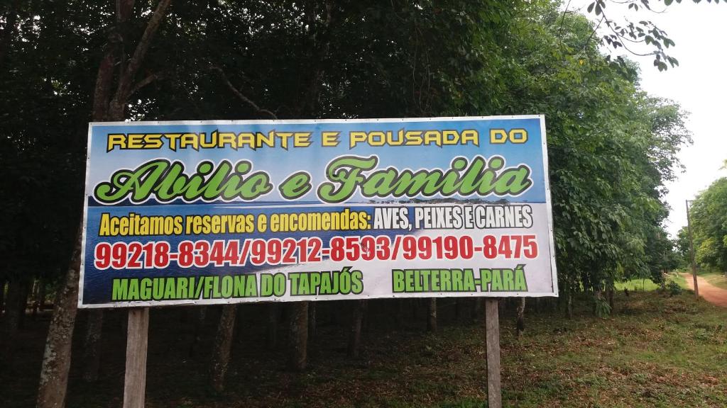  Pousada e restaurante do Abílio e família em maguari flona Tapajós Belterra-pá