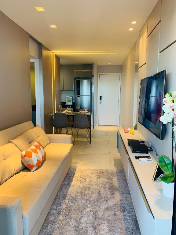  LUXO COM VARANDA E VISTA PARA PRAIA PONTA VERDE apt 1406
