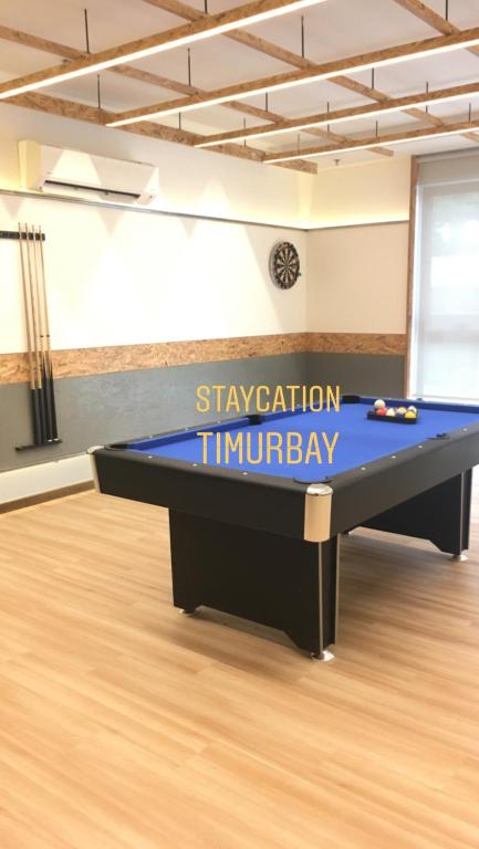 Biliár nebo kulečník v ubytování kuantan staycationtimurbay