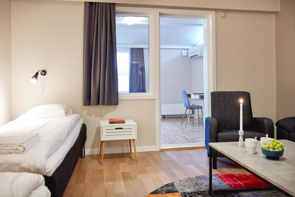 Posezení v ubytování Hotell Vesterhavet