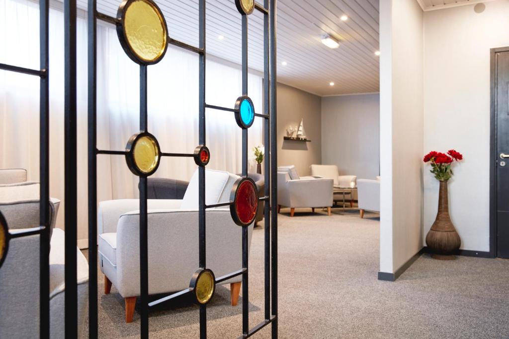 Koupelna v ubytování Hotell Vesterhavet