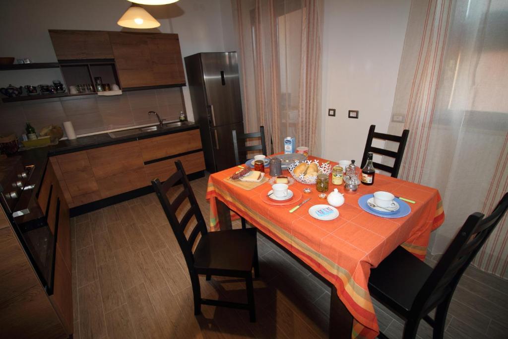 Kuchyň nebo kuchyňský kout v ubytování B&B Libellula