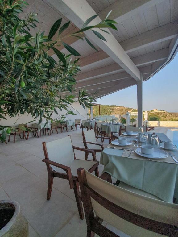 Balkón nebo terasa v ubytování Petani Resort
