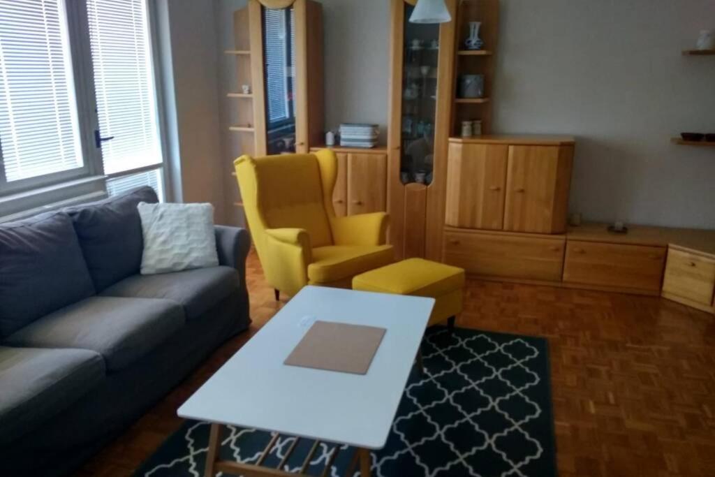 Posezení v ubytování Apartmán se zahradou v Protivíně
