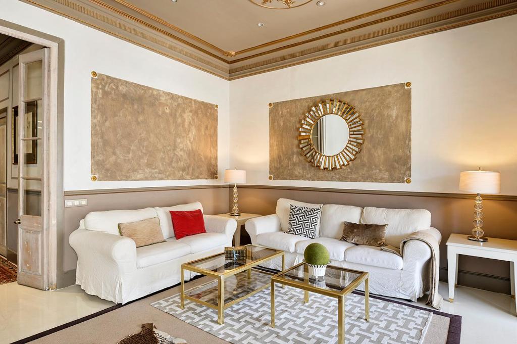Posezení v ubytování HoHomes - Centric Design Apartment