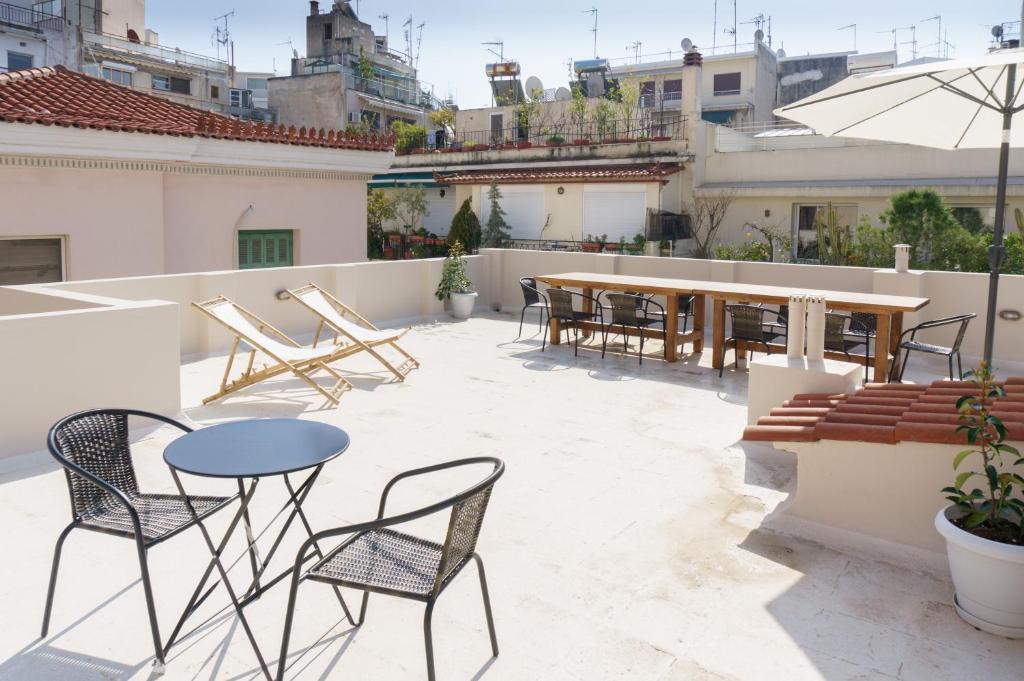 Balkon lub taras w obiekcie Acropolis Heights at the foot of the Parthenon