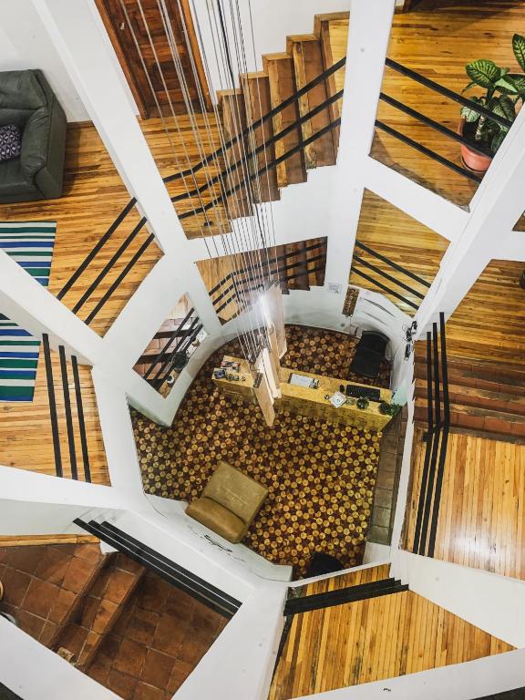 Posezení v ubytování AlterNative Hostels