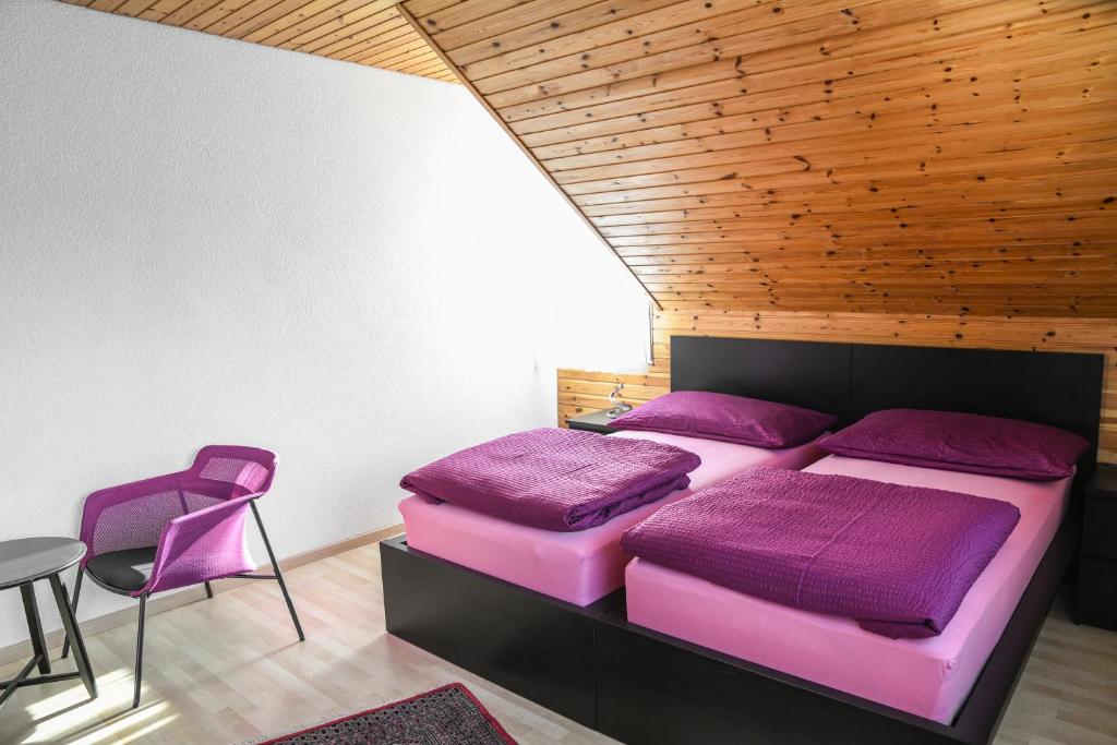 Postel nebo postele na pokoji v ubytování Haus Sonnboden