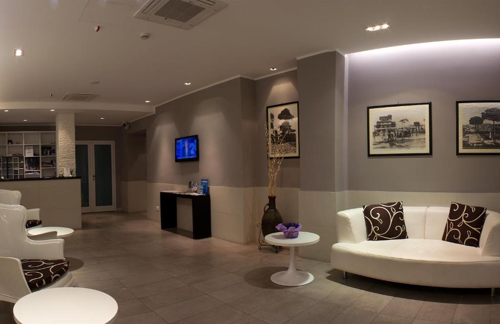 Posezení v ubytování Hotel La Scaletta