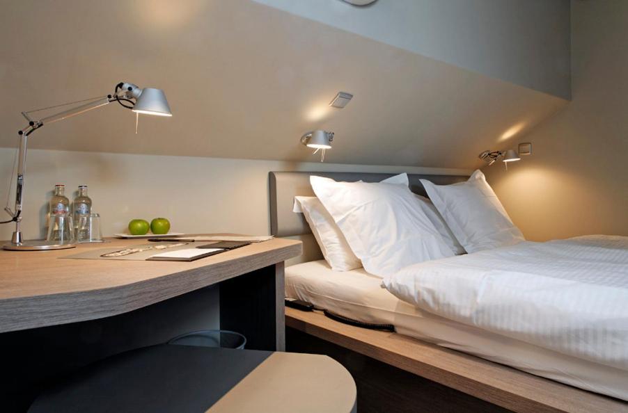 Postel nebo postele na pokoji v ubytování B&B Droomboot