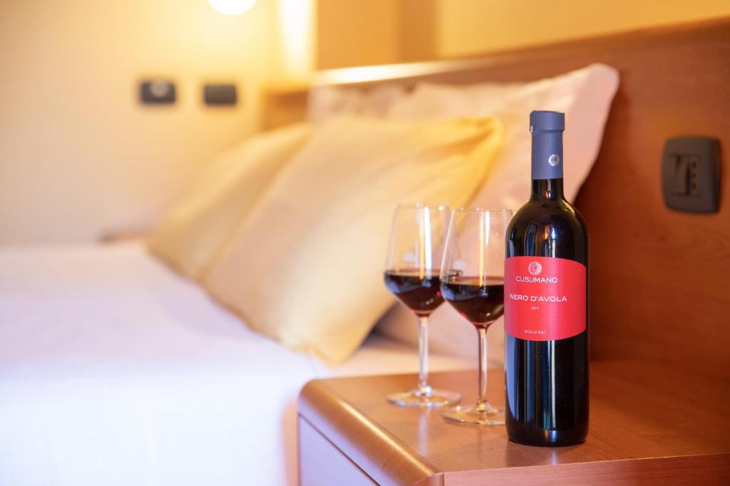 Nápoje v ubytování Hotel Merlino