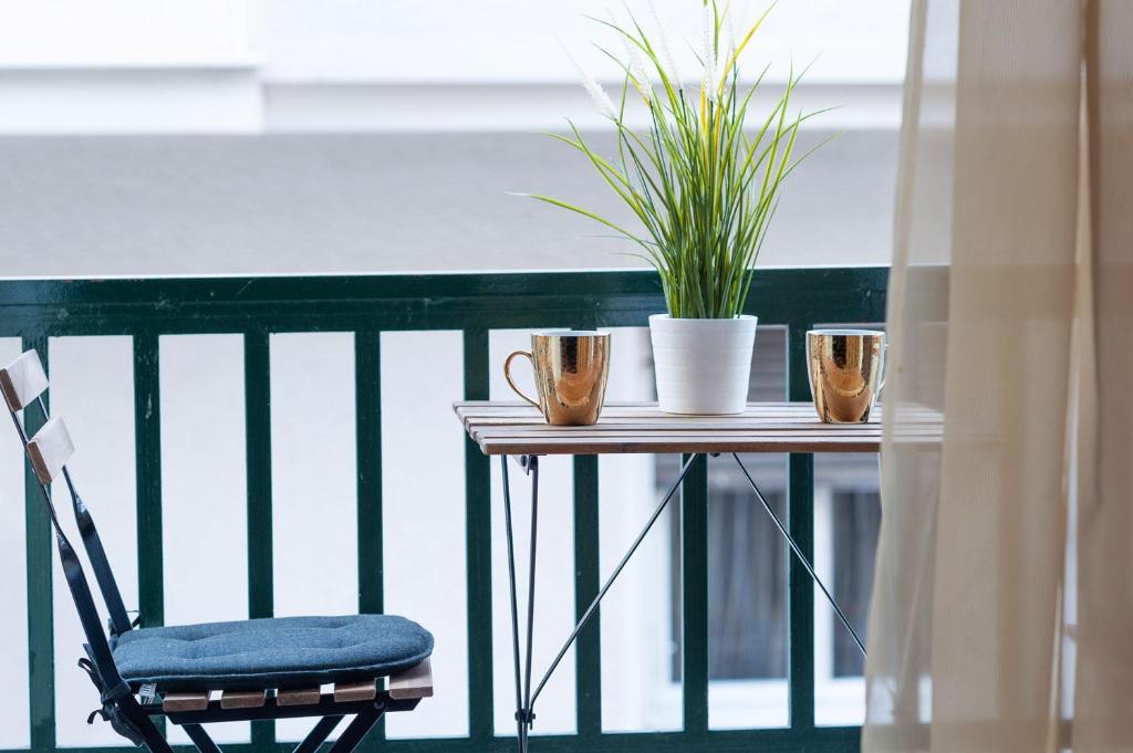 A balcony or terrace at Kleio by Heloni Apartments