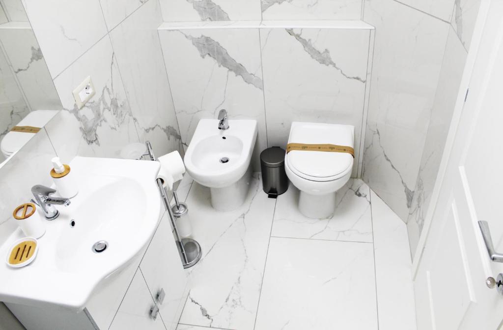 Kúpeľňa v ubytovaní Conforti Apartment