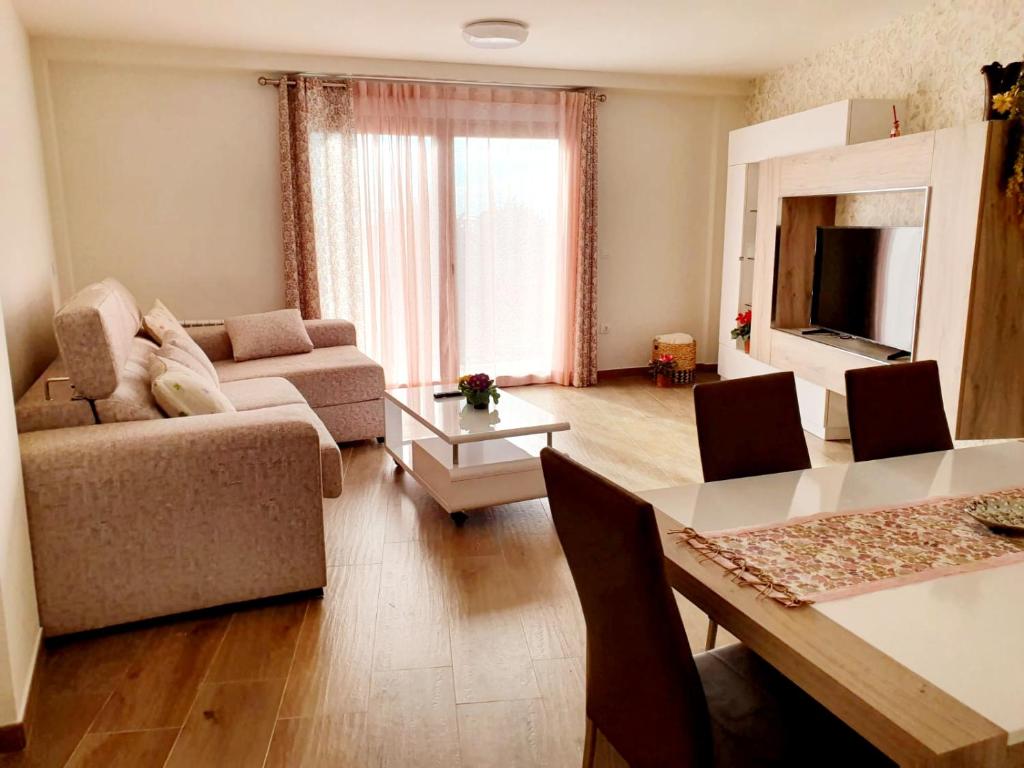 A seating area at Amanece Monegrillo Apartamentos
