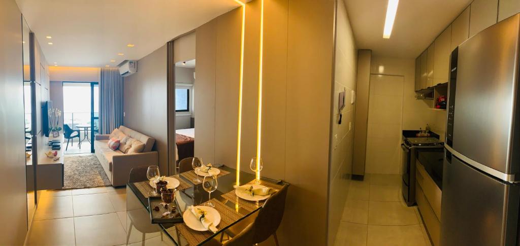  LUXO COM VARANDA E VISTA PARA PRAIA PONTA VERDE apt 1406