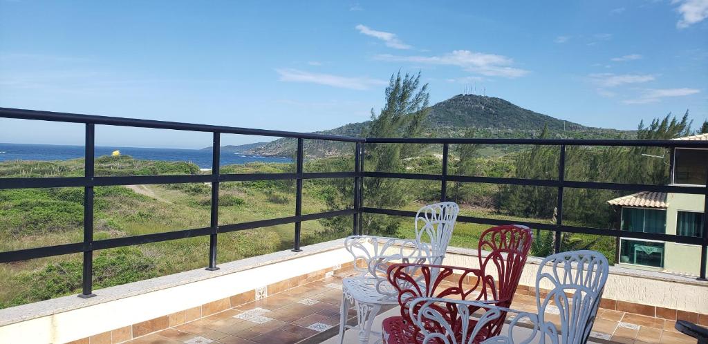  Pe na areia triplex com vista do mar na Praia do Pontal e terraço panorâmico A casa toda sua sem nada compartilhado