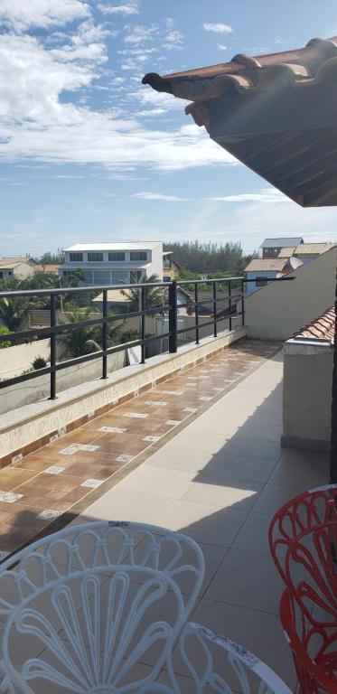  Pe na areia triplex com vista do mar na Praia do Pontal e terraço panorâmico A casa toda sua sem nada compartilhado
