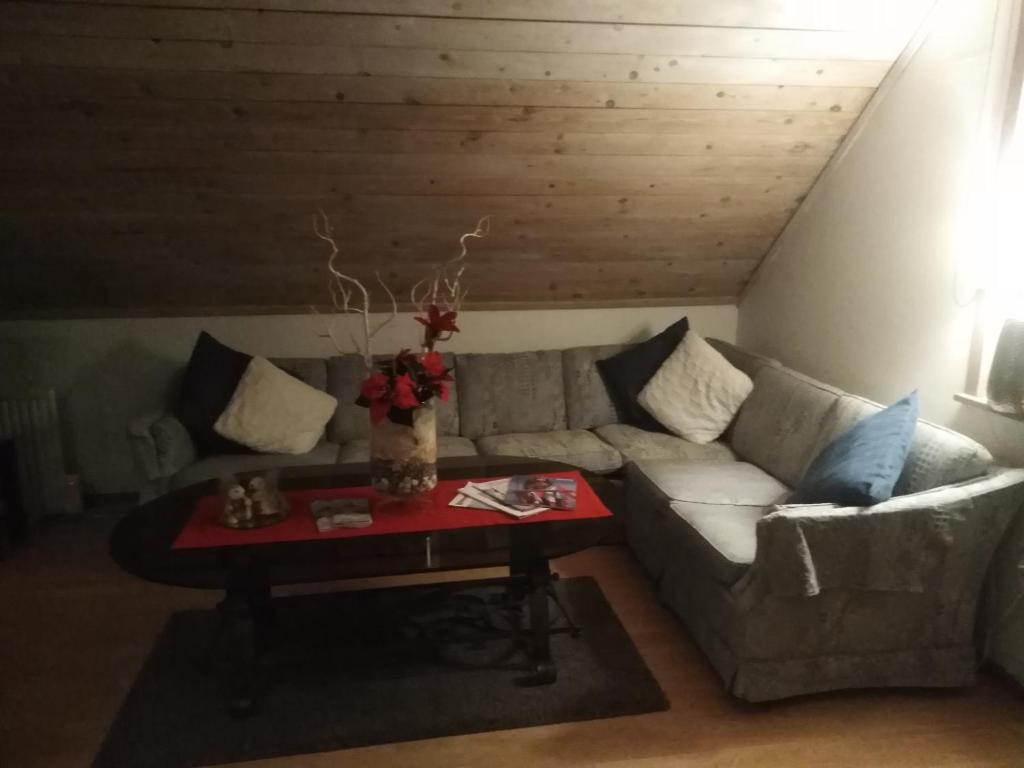 Posezení v ubytování Roliga semestrar i Åhus!