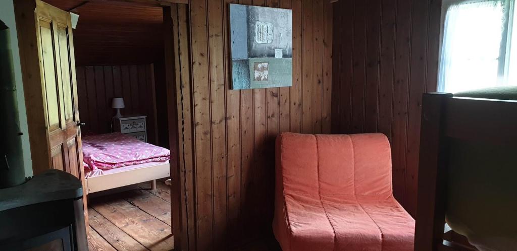 Postel nebo postele na pokoji v ubytování Wettermatte