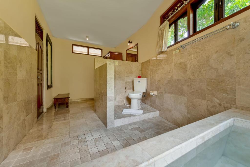 Koupelna v ubytování Kebun Indah Ubud